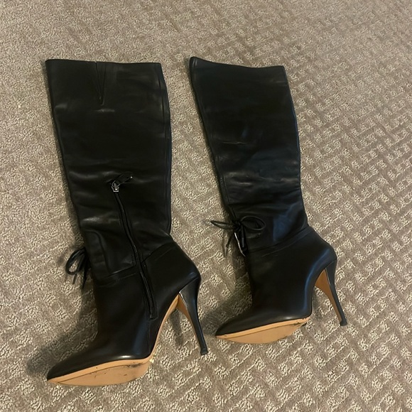 Veto Cuoio black leather boots size 6.5 - Picture 1 of 6